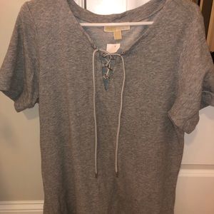 NWT Michael Kors Women’s Lace-Up Top.